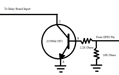 Active Low input transistor circuit